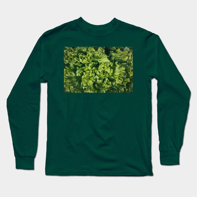 salad texture Long Sleeve T-Shirt by 1STunningArt